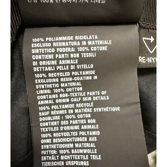 Prada Milano Black Re-Nylon Bucket Hat With Logo Patch Small - Picture 9 of 14